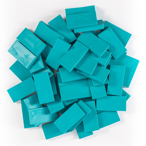 Domino – Turquoise – 50 stuks