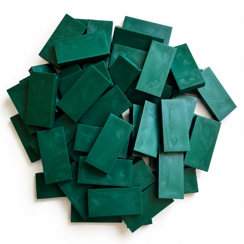 Domino - Pine Green - 50 pieces - LIMITED AVAILABILITY