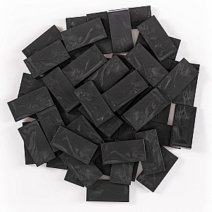 Domino - Black - 50 pieces