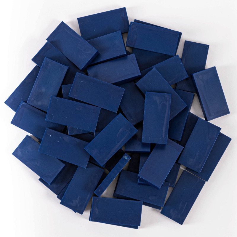 Domino - Bleu foncé - 50 pièces