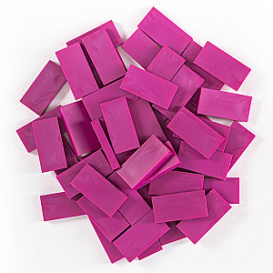 Domino - Fuchsia Pink - 50 Steine