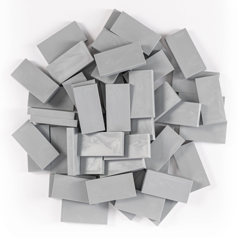 Domino - Light Gray - 50 pieces