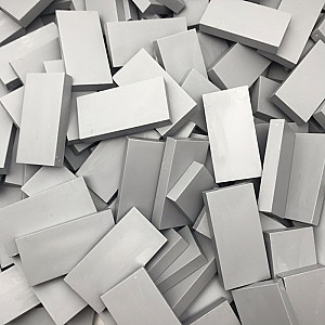 Domino - Light Gray - 50 pieces