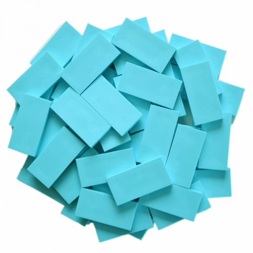 Domino - Eisblau - 50 Steine
