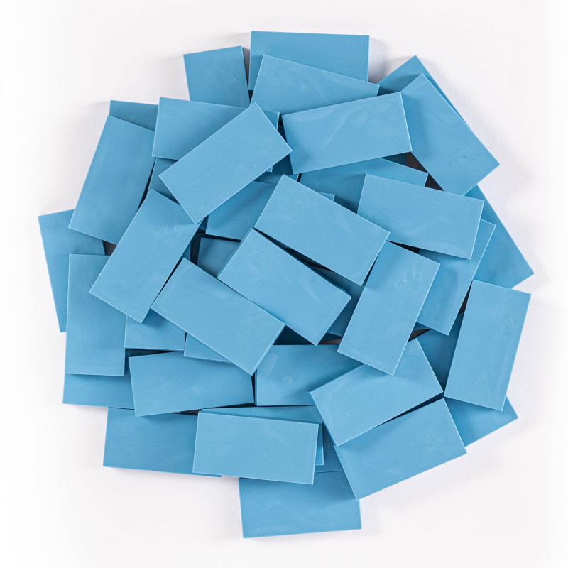 Domino - Light Blue - 50 pieces