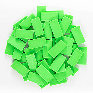 Domino - Neon Green - 50 pieces