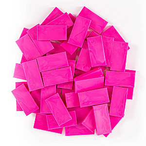 Domino - Neon Pink - 50 pieces