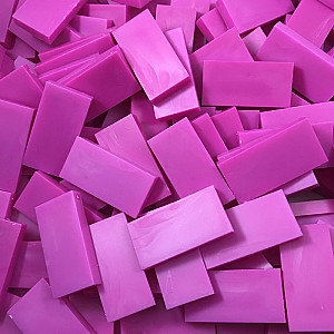 Domino - Neon Pink - 50 Steine
