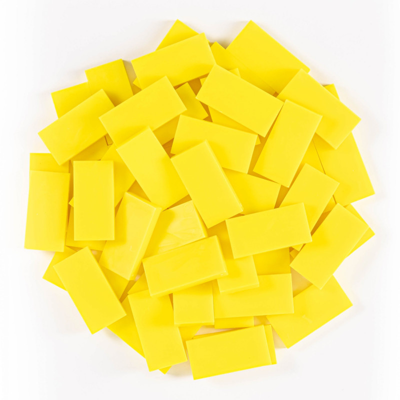 Domino - Neon Yellow - 50 pieces