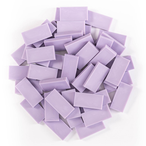 Domino - Violet pastel - 50 pièces