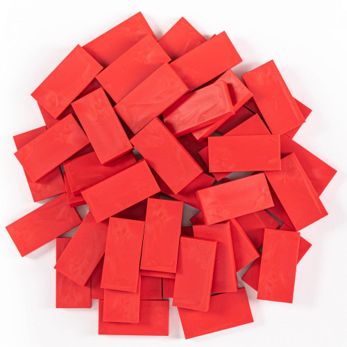 Domino - Red - 50 pieces