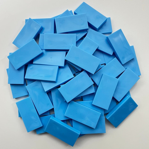 Domino - Bleu céleste - 50 pièces - PRODUIT TEMPORAIRE