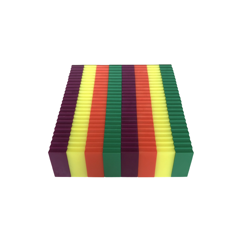 Domino kleurenmix “zomer” 200 stuks + opbergemmer